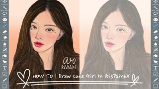 HOW TO | Draw Random Cute Girl In IbisPaintX