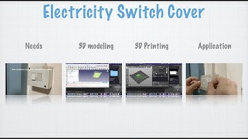 3D Model electricity switch cover  with freeCAD and print with PRUSA printer
