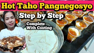 Taho Making, Akala Mong Mahirap, Madali Lang Pala + Tutorial for Costing