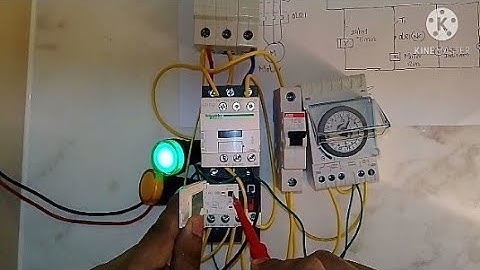 24 hrs Timer controls 1 Motor starter (DOL Starter)