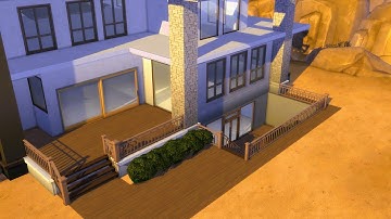 EASY tutorial on how to do a Walk Out Basement// Sims 4
