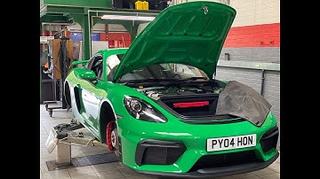 Porsche GT4 suspension upgrade by Manthey