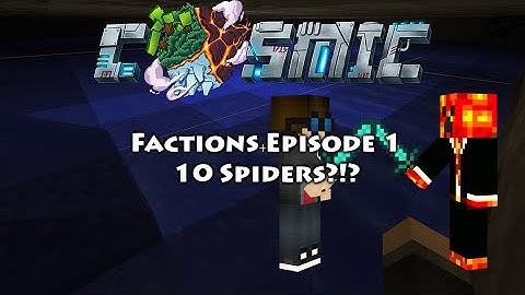 CosmicPvP Forgotten Planet Episode 1: 10 Spiders?! With PrestonPlayz