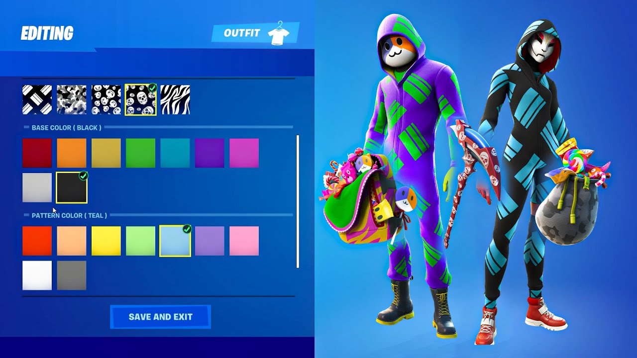 New Customizable Skins Bundle Showcase in Fortnite (Tricks and Treats