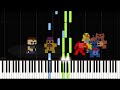 Hard to Say Goodbye  - FNaF 4 [Synthesia Piano Tutorial]