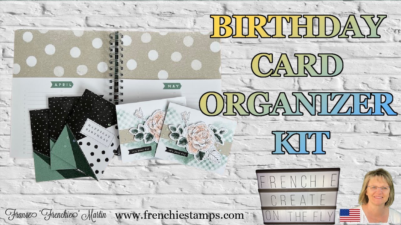 Birthday Card Organizer Kit 