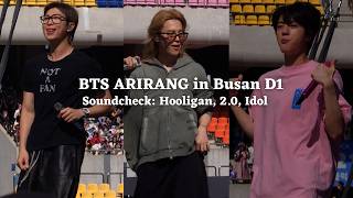 260612 Soundcheck: Hooligan, 2.0, Idol — BTS ARIRANG World Tour in