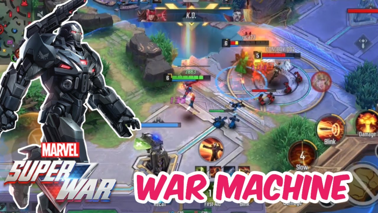 War Machine Gameplay | Marvel Super War
