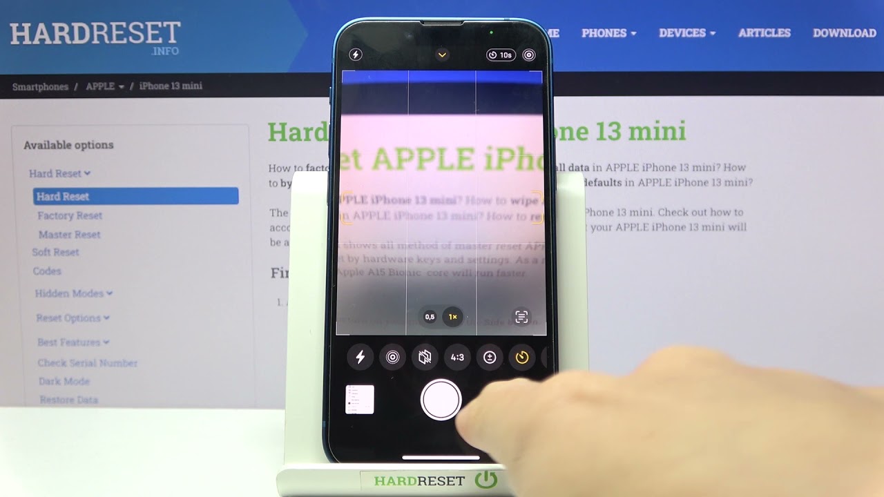 how-to-activate-camera-timer-on-iphone-13-mini-take-timed-photo-youtube