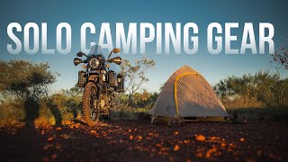 SOLO MOTORBIKE CAMPING ADVENTURE GEAR REVIEW