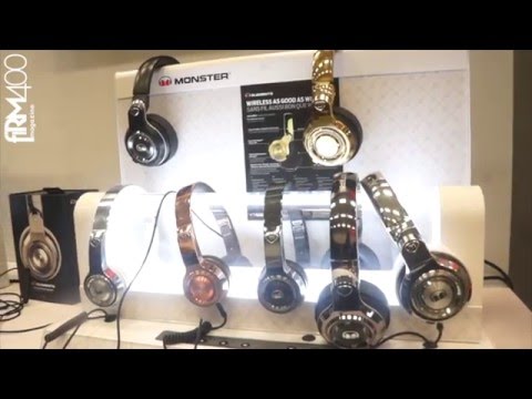 NAMM 2016 - MONSTER ELEMENTS BLUETOOTH HEADPHONES - YouTube