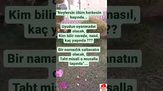 Neylersin Ölüm,Taht Misali O Musalla Taşında ???