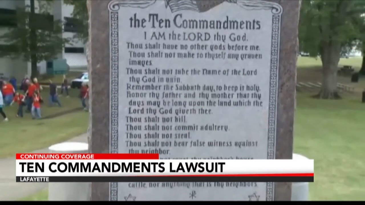 Civil rights groups file lawsuit to block Louisiana Ten Commandments law