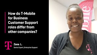 How do T-Mobile for Business Customer Support roles differ from other companies?