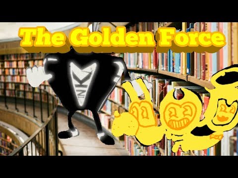 golden bendy plush