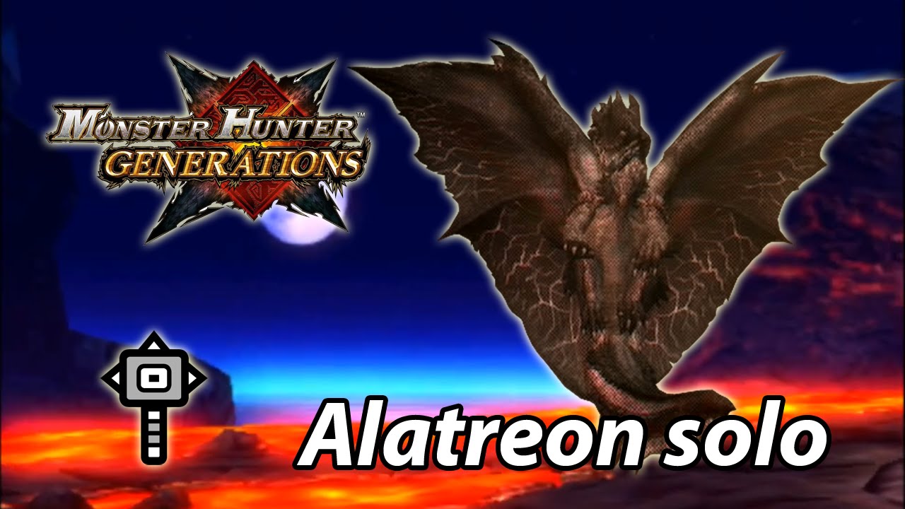 MHGen Alatreon solo (Guild Hammer) - 9'56