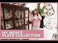My Mom's Plate Collection | Plate Tour | Royal Albert | Mikasa | Tableware Collection | Dinnerware