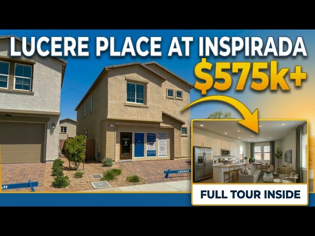 Lucere Place at Inspirada by Lennar | New Homes For Sale Henderson - Mike Model Tour $575k+