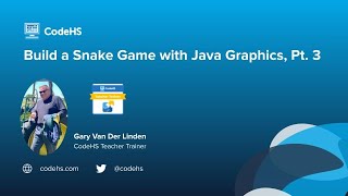 Build a Snake Game, Pt3