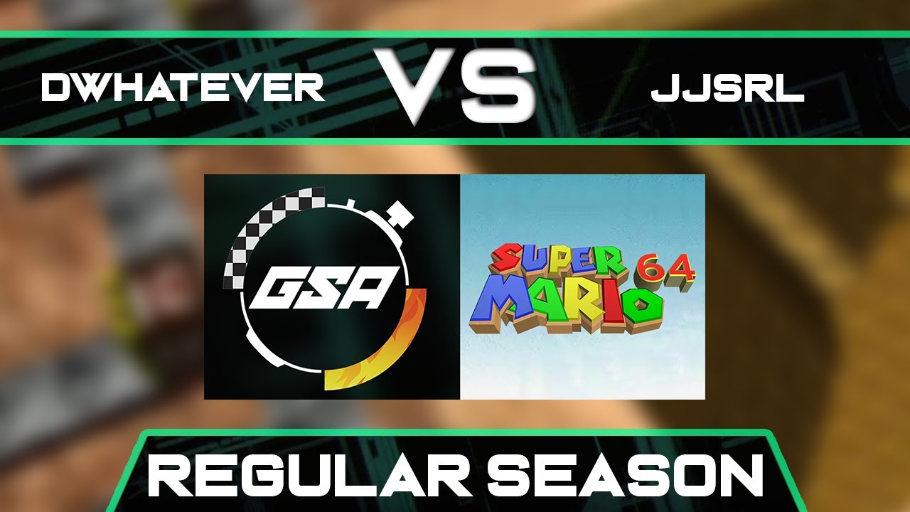 Dwhatever vs JJsrl | Regular Season | GSA SM64 70 Star Speedrun League Season 3