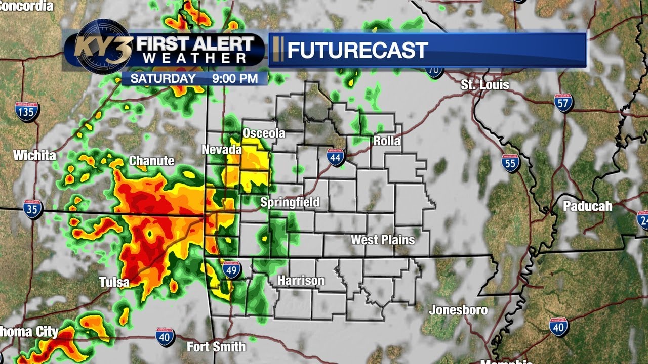 Severe storms possible for some Saturday evening - YouTube