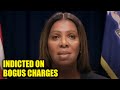 WATCH: Letitia James Reacts to Being Indicted on Bogus Fraud Charges