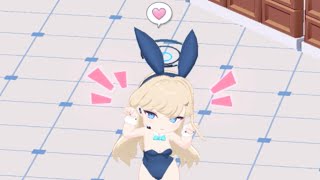 トキ(バニーガール)「恥ずかしいセリフ禁止…ですか❓…クスッ…わざと言いました。」CV: 石川由依【ブルアカ】【ブルーアーカイブ　Blue Archive】