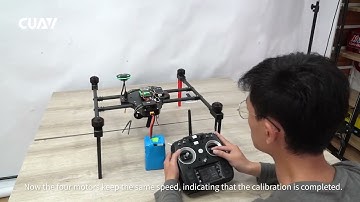 CUAV Pixhawk Open Source Flight Controller How To ESC Calibaration Tutorial
