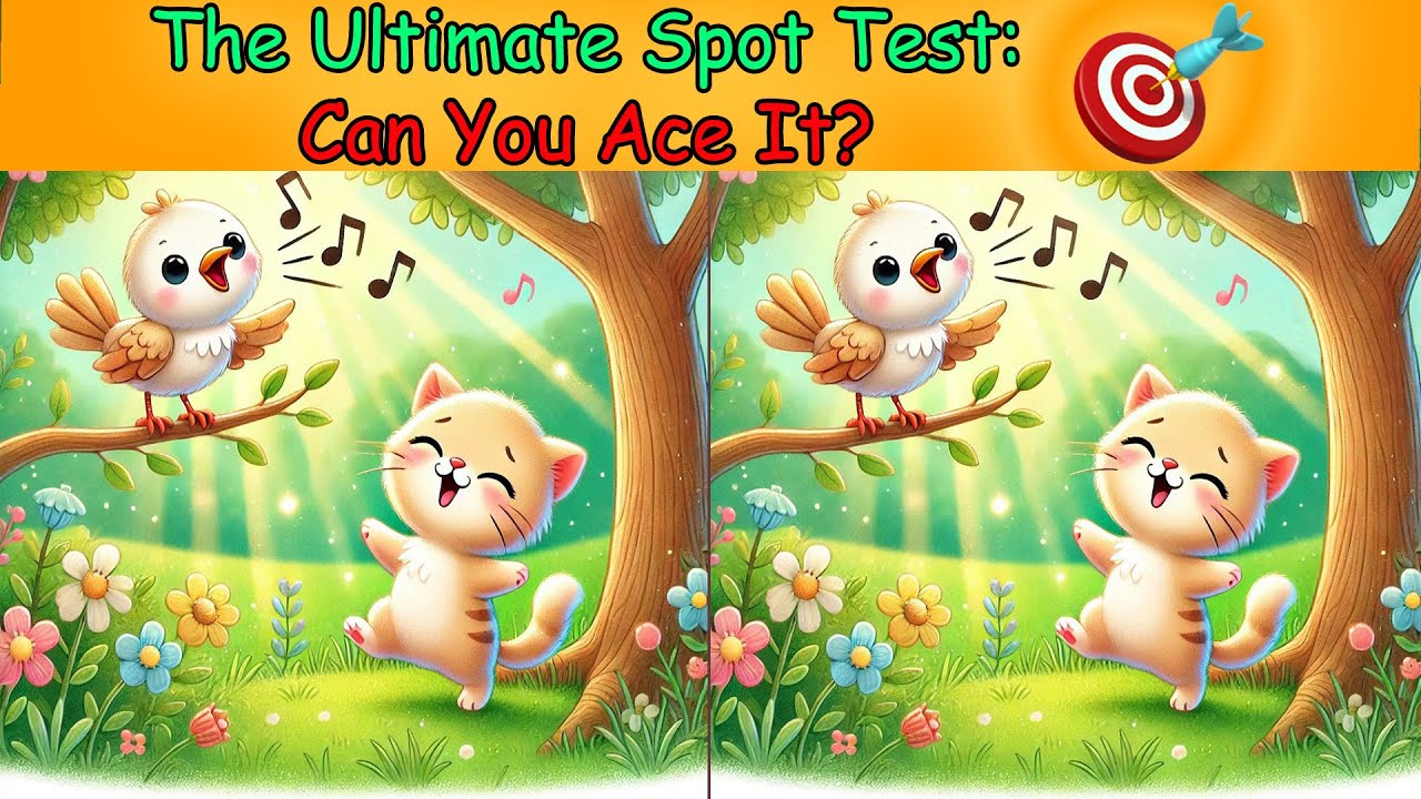 Spot 5 Differences | The Ultimate Spot Test: Can You Ace It?