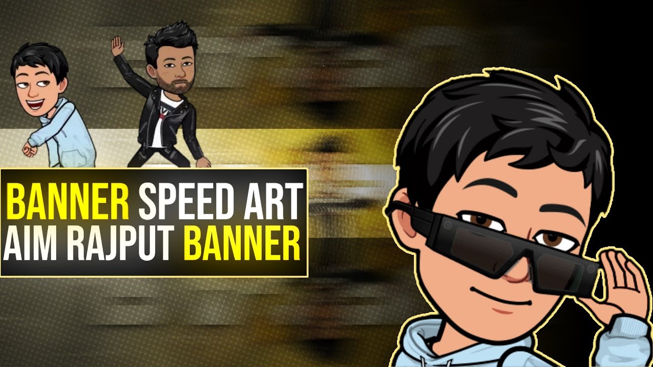 BANNER SPEEDART #1 | AIM RAJPUT BANNER | BROKEN GFX |