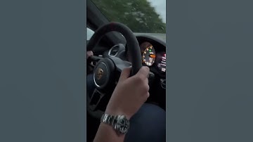 Driving 300+ km/h on the Autobahn and still getting passed!! 😱 #shorts #autobahn #topspeed #porsche