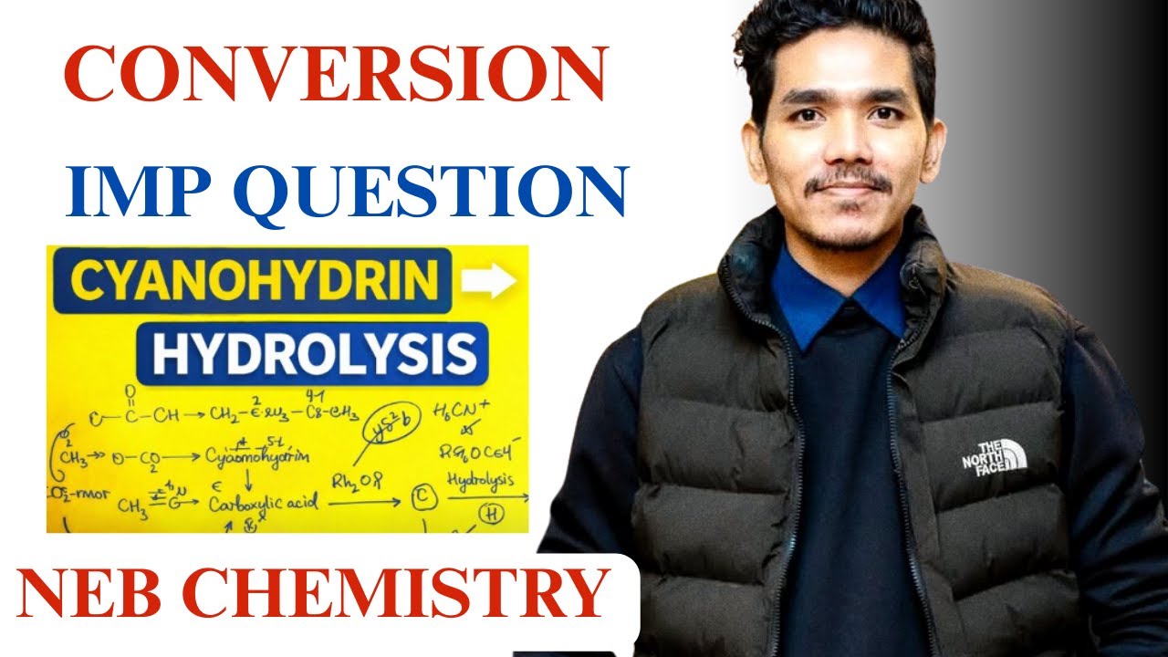 ВАЖНЫЕ МАТЕРИАЛЫ ПО ОРГАНИЧЕСКОЙ КОНВЕРСИИ (12 КЛАСС) | ЦИАНОГИДРИН | ГИДРОЛИЗ | ХИМИЯ NEB (12 КЛ...