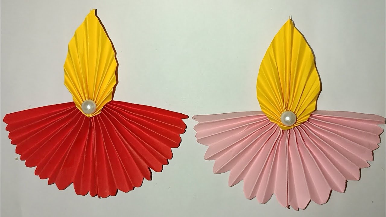 Beautiful Paper Diya Making At Home diwali decoration ideas Paper