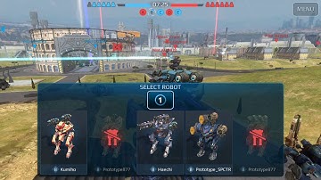 War Robots Latest Test! New Robot Prototype and new map Rome