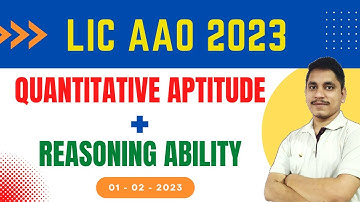 LIC AAO 2023 || Quant + Reasoning || Set 01 || MSR Classes