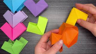 How to make an origami moving paper fidget toy