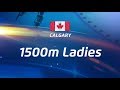 3d ISU Speed Skating World Cup - Calgary. 1500m - Ladies (December 3, 2017) Арена HD