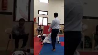 Taekwondo Dans Le Vide Vide