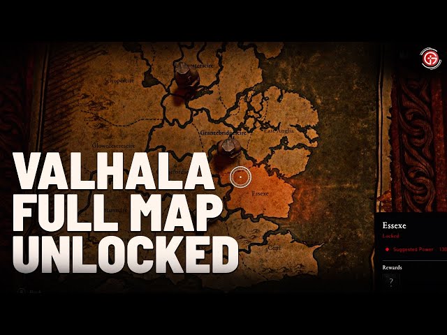 Assassin's Creed Valhalla Full World Map