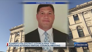 He's back! Elmira's councilman attends meeting after months-long absence