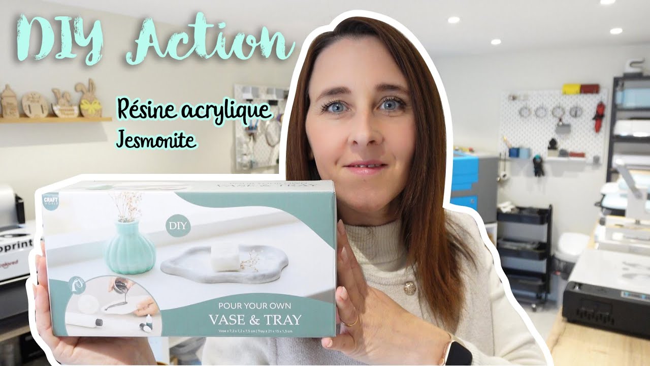🌈 Kit DIY Résine Acrylique / Jesmonite : Crée tes Objets Déco Facilement ! | Tutoriel Complet.