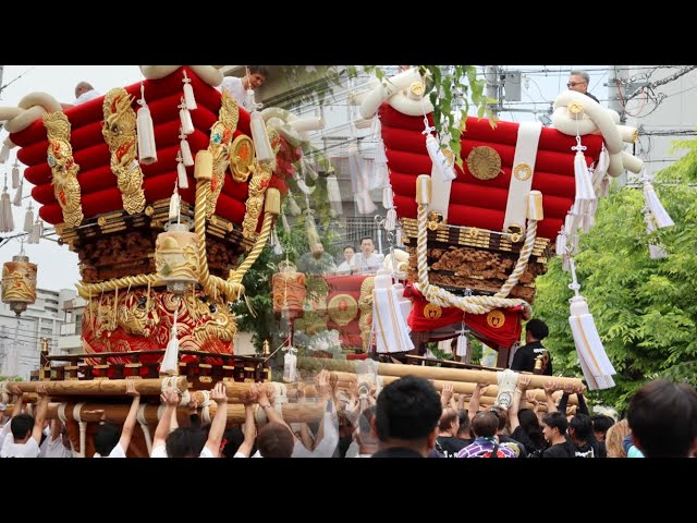 2024 5/12 東大阪ふれあい祭り ふとん太鼓・子供地車巡行 令和6年