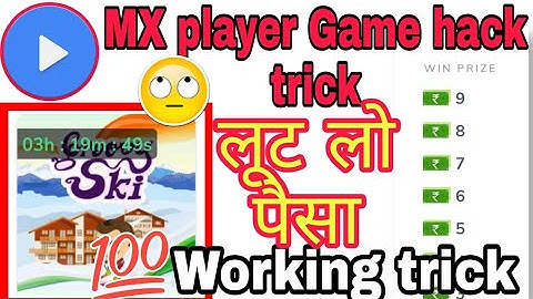 MX player groovy Ski game hack trick !! groovy Ski hack trick  2022 !!