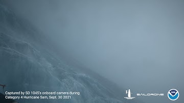 SD 1045 Inside Hurricane Sam 1400UTC Sept 30 2021