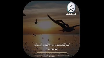 تلاوة تهدي الاعصاب بصوت القارئ زياد احمد مقطع من سورة هود Quran ziad ahmed