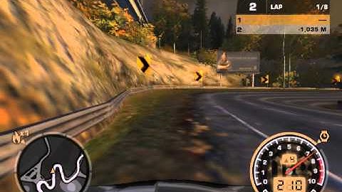 NFSMW Dunwich Bay Carerra GT + N2O 1st Lap 1:10.34 (No Timebug) By MJSxRacer