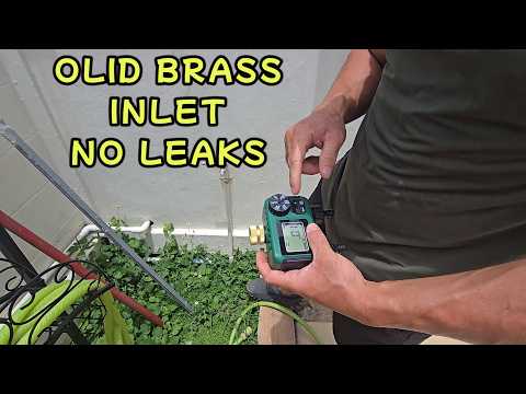 Ultimate MOES 2-Zone Sprinkler Timer Review! 💧🌱 Brass Inlet Programmable Hose Controller