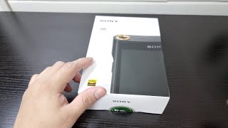 Unboxing  - Sony NW-WM1AM2