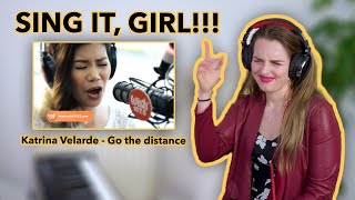 Musicians FIRST TIME REACTION to Katrina Velarde - Go the Distance Highest Version + ANALYSIS