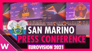 San Marino Senhit (feat. Flo Rida): Semi Final 2 Qualifiers Press Conference Eurovision 2021 San Marino Senhit (feat. Flo Rida): Semi Final 2 Qualifiers Press Conference Eurovision 2021